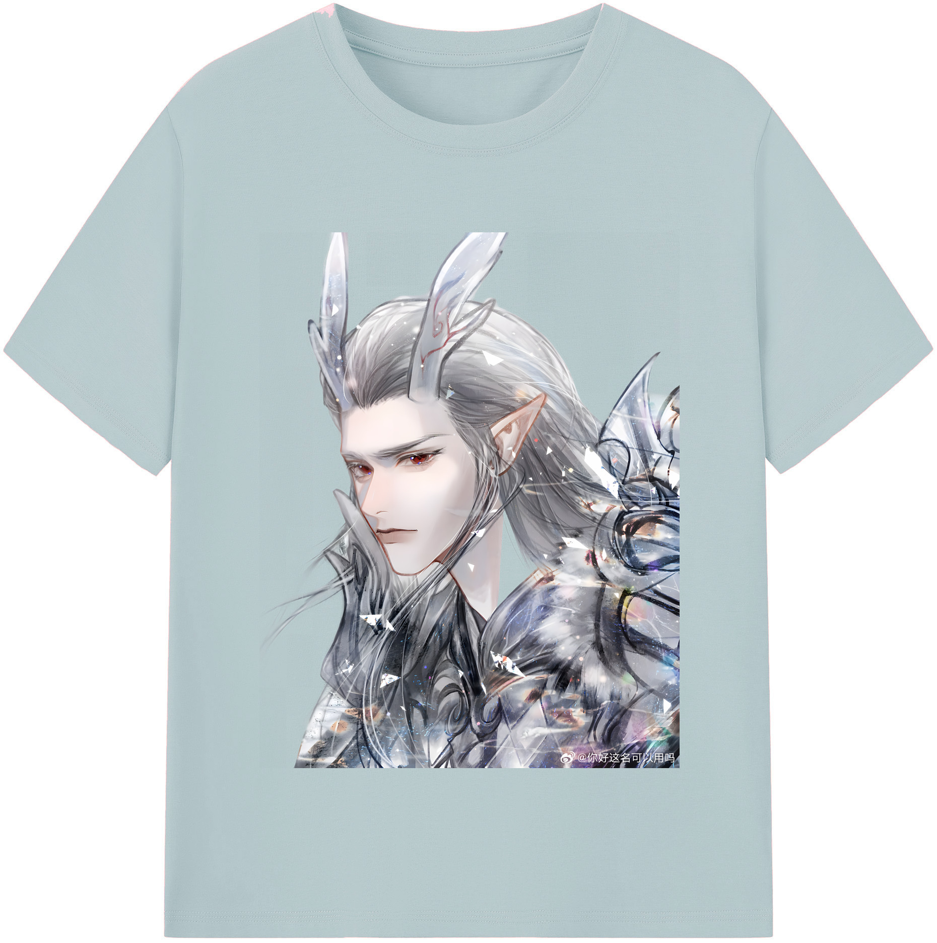 （画像用） Ne Zha 2 ナタ 魔童の大暴れ 綿100％半袖Tシャツ（フロントプリント）